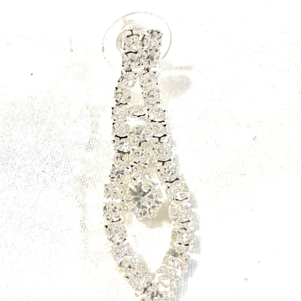 NWOT Rhinestone earrings. Prom. Wedding. Bride. Bridesmaid. Party. Formal.